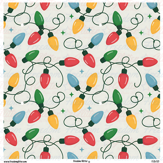 Christmas Lights 9 (Printed Vinyl)