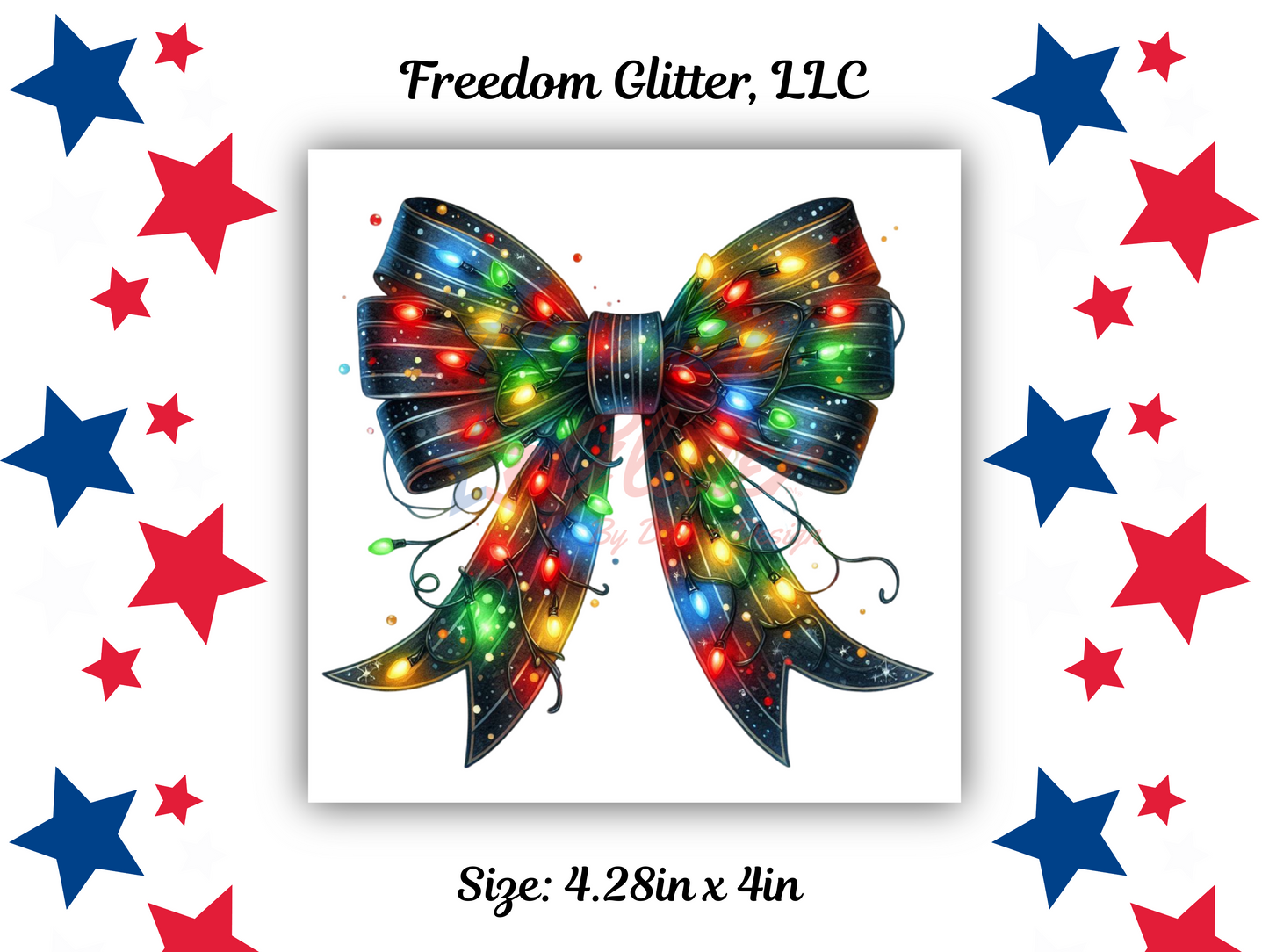 Christmas Lights Croquette Decal (UVDTF)