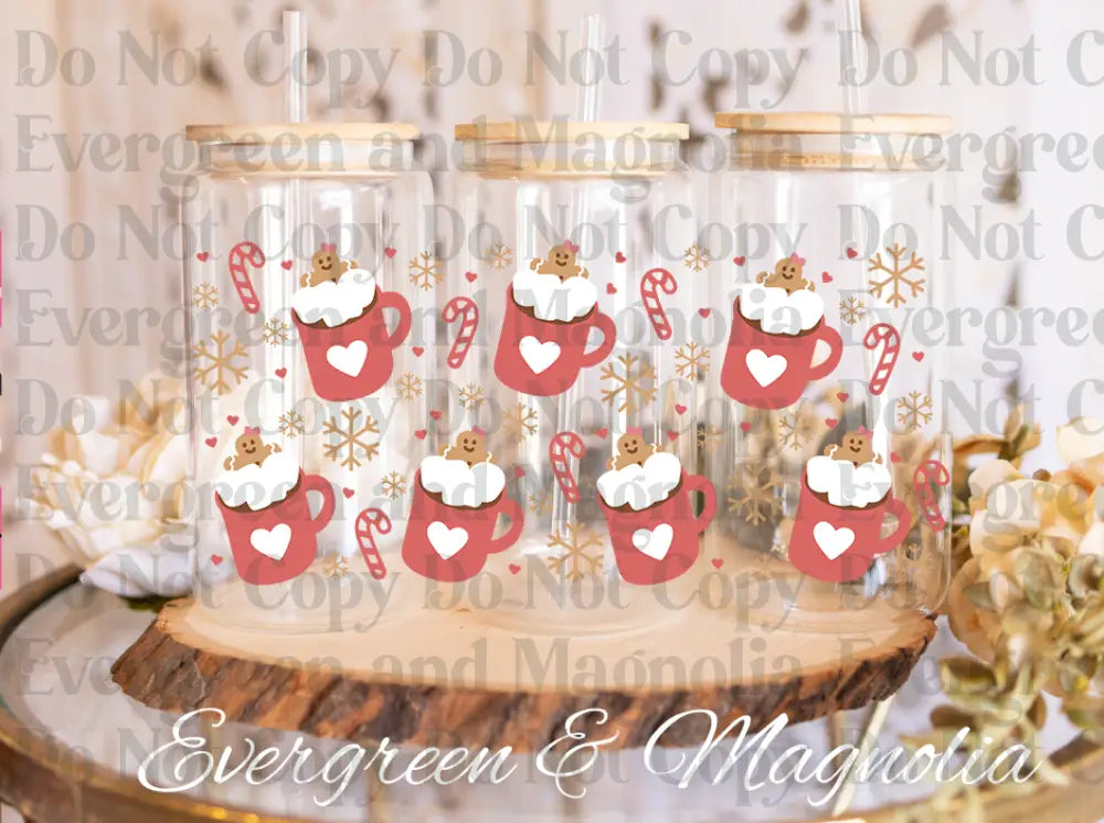 Christmas in July bundle 1 hot cocoa mugs