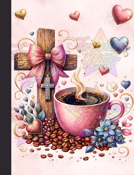 Coffee & Christ Notebook Cover