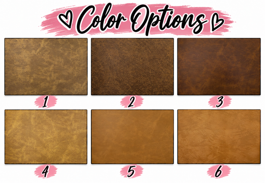 Custom Leather Hat Patches – Printed or Engraved