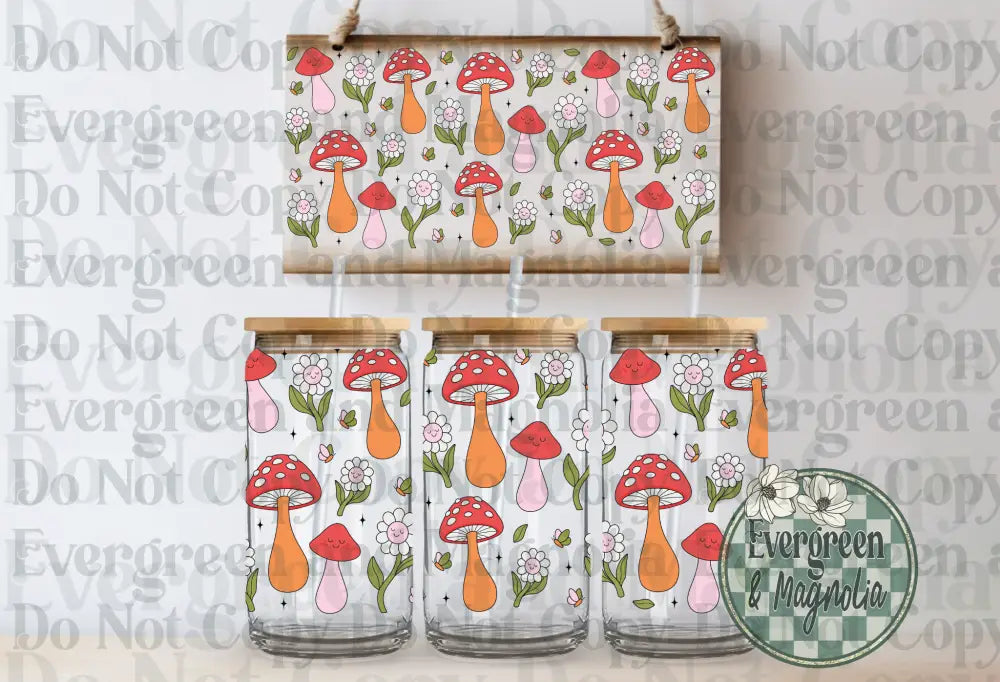 Mushrooms & Flowers