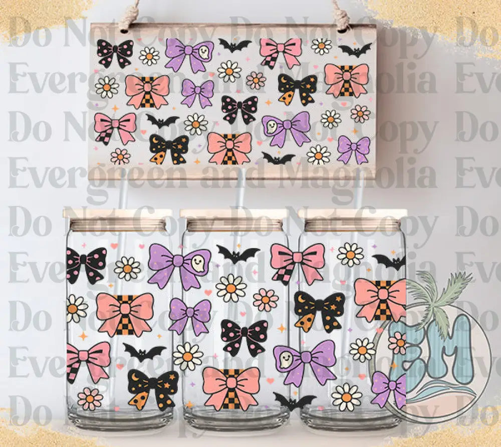 Coquette bows halloween