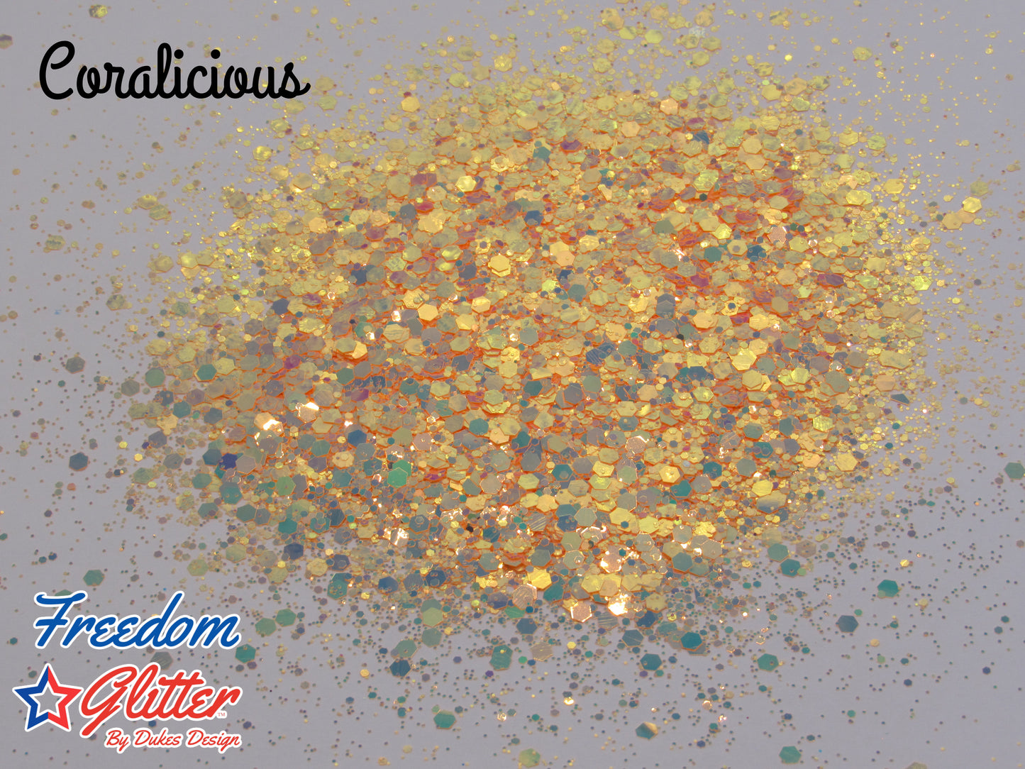 Coralicious (Metallic/Iridescent Glitter)