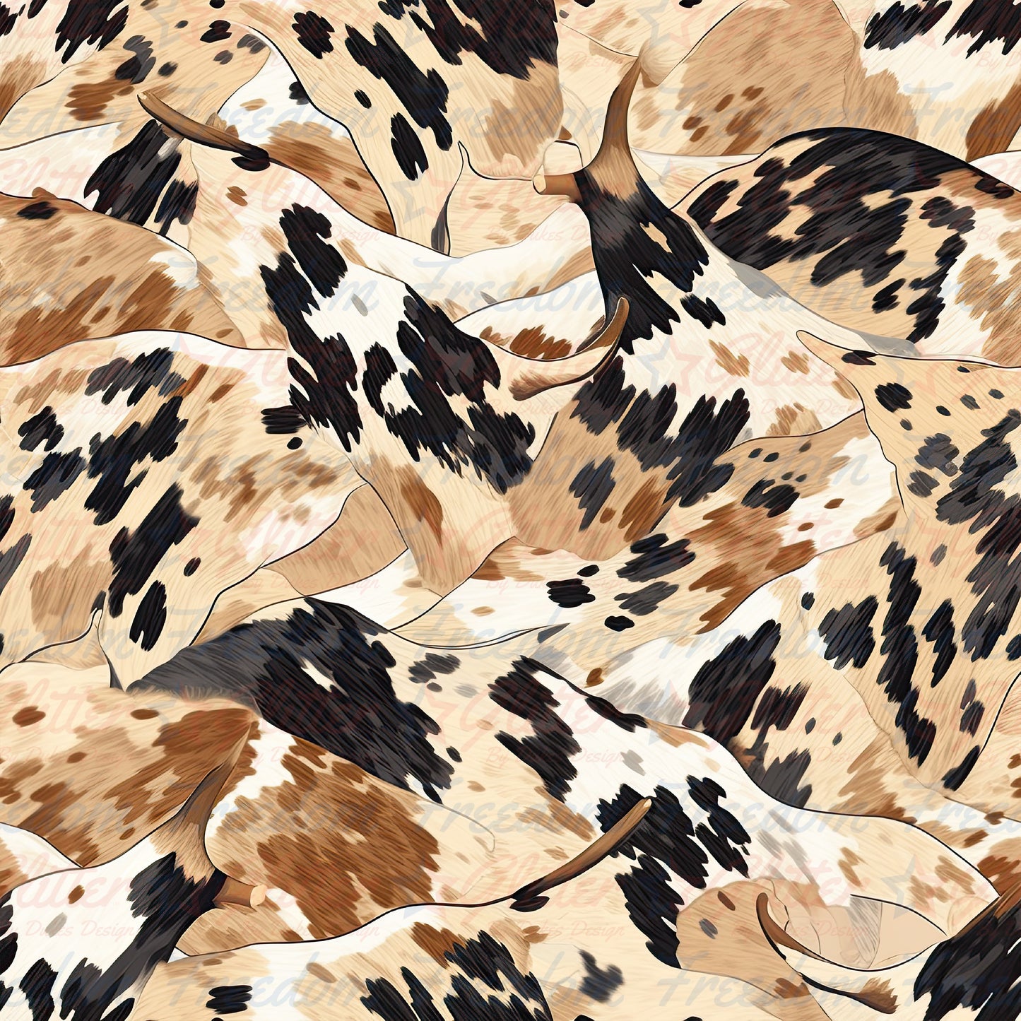 Cowhide 3 (Printed Vinyl)