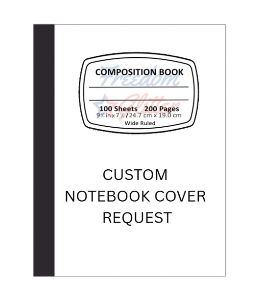 Custom Notebook Cover Request