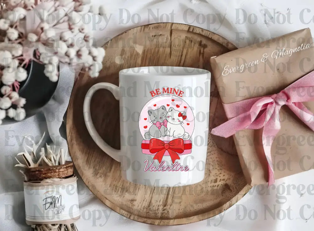 Cute kitty valentine