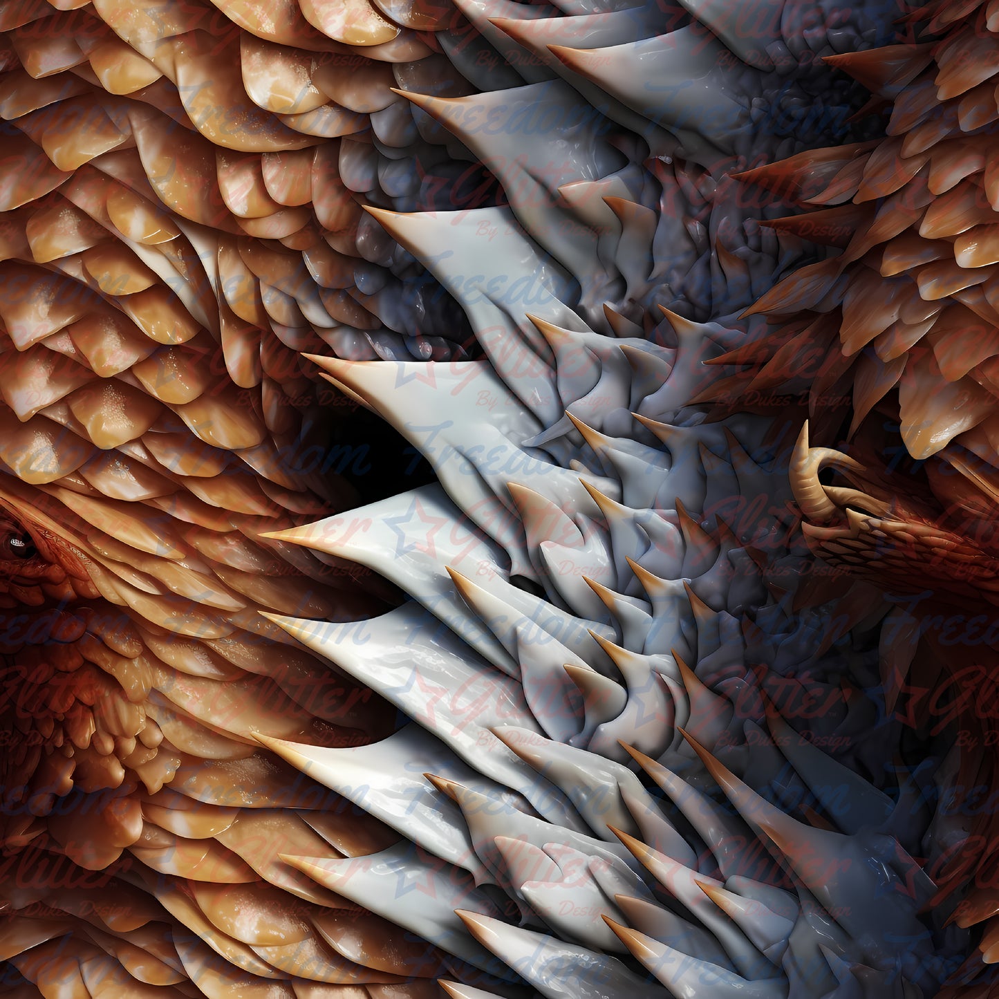 Dragon Scales 9 (Printed Vinyl)