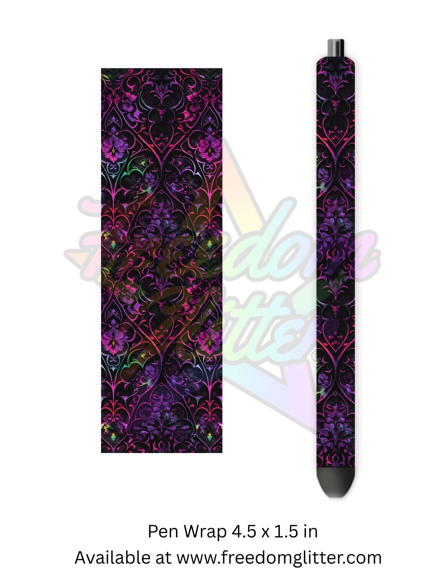 Dark Damask 2 (Printed Vinyl)