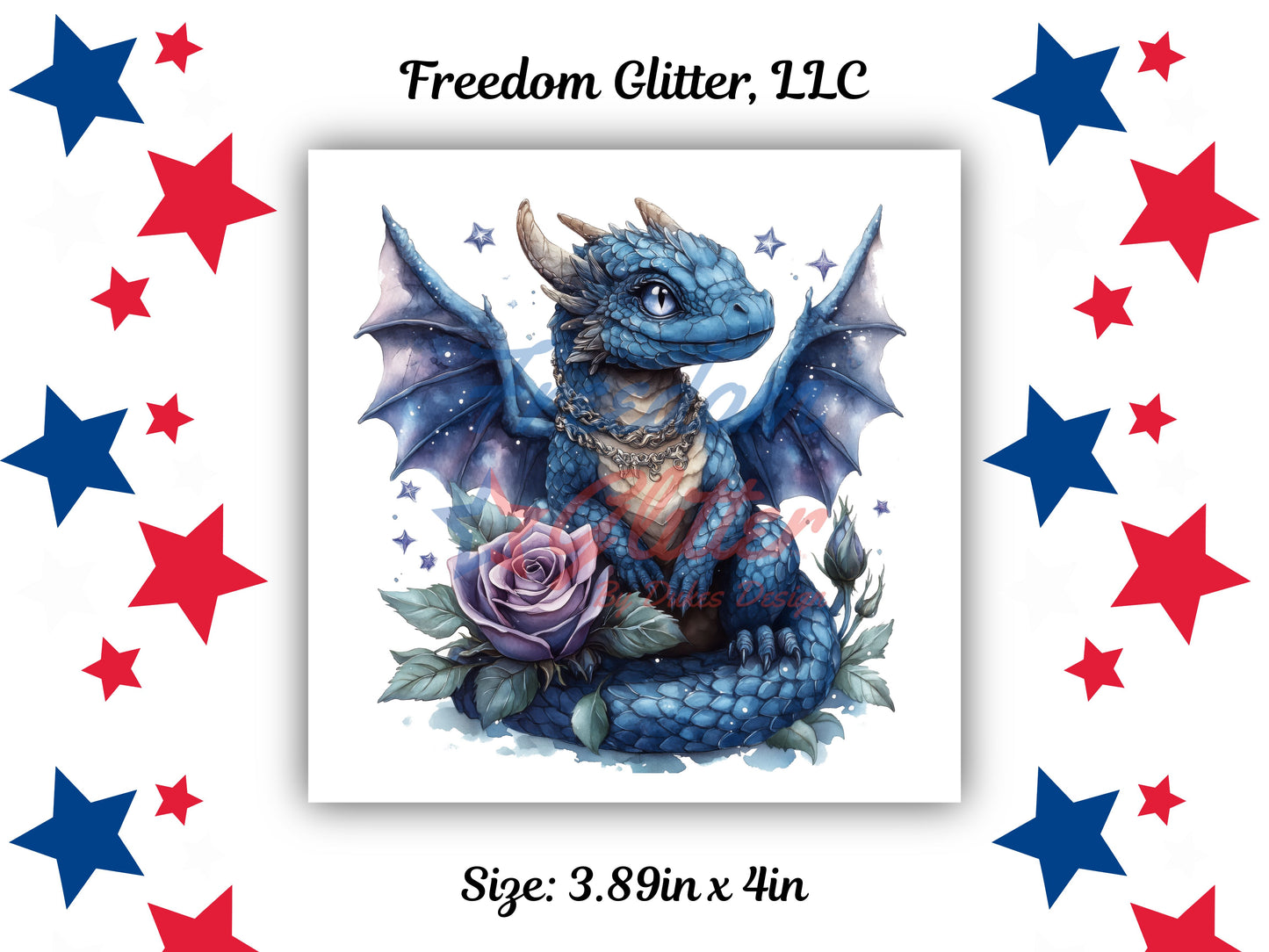 Dark Romance Series - Blue Dragon & Rose (UVDTF)