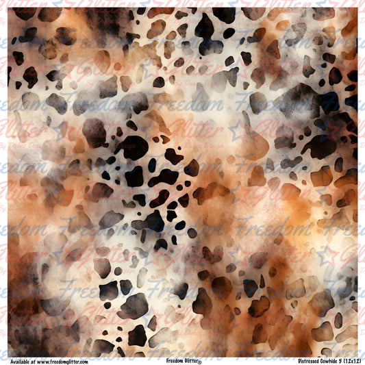 Distressed Cowhide 5 (Printed Vinyl)