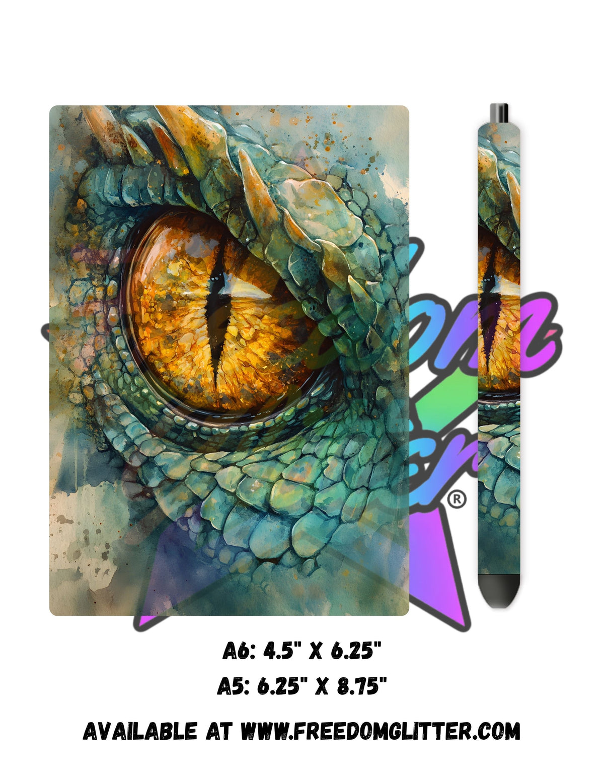 Dragon Eye Acrylic Notebook Cover