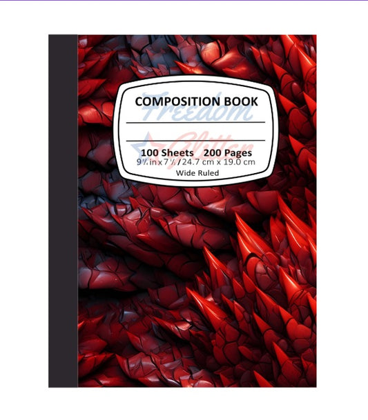 Dragon Scales 3 Notebook Cover