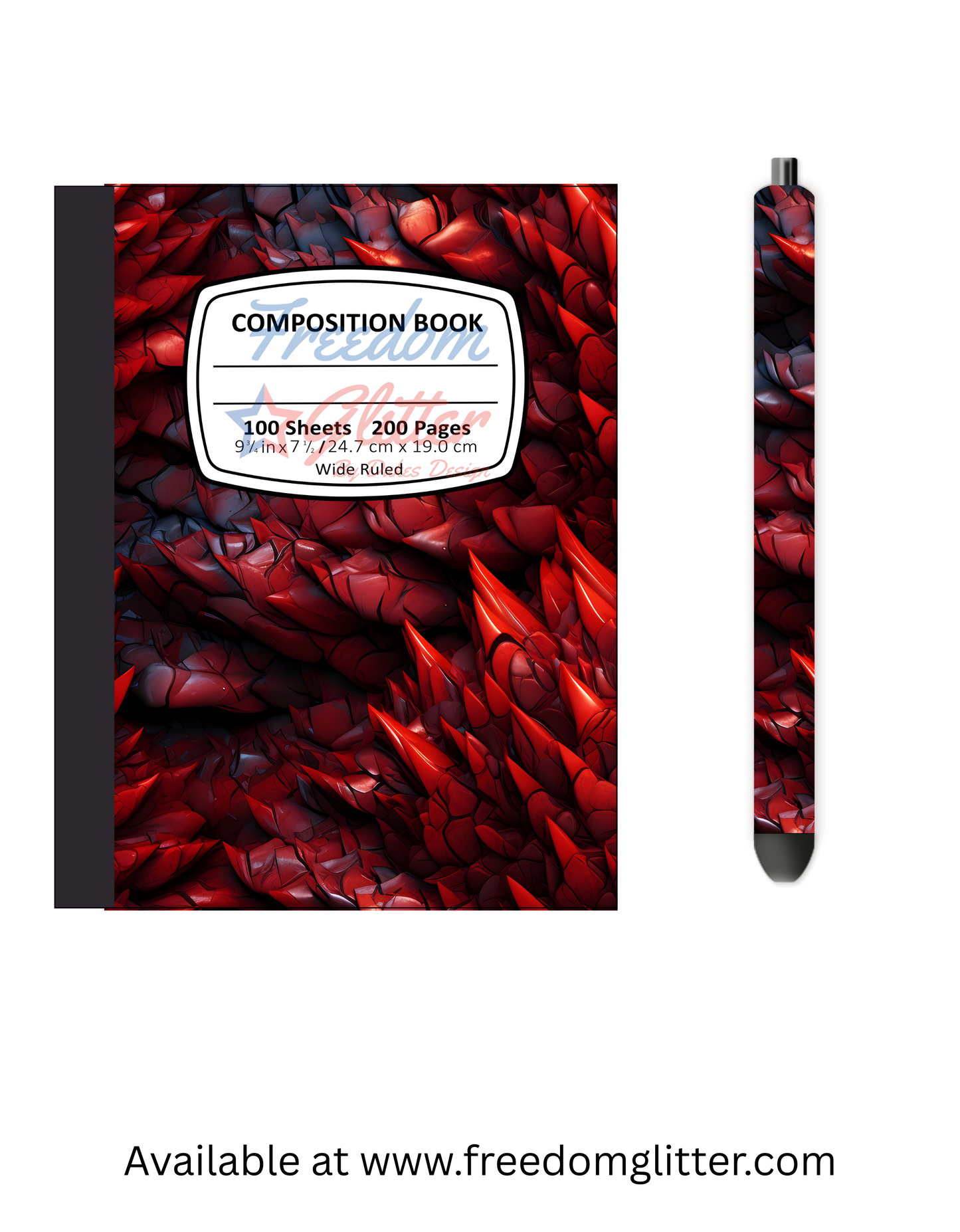 Dragon Scales 3 Notebook Cover