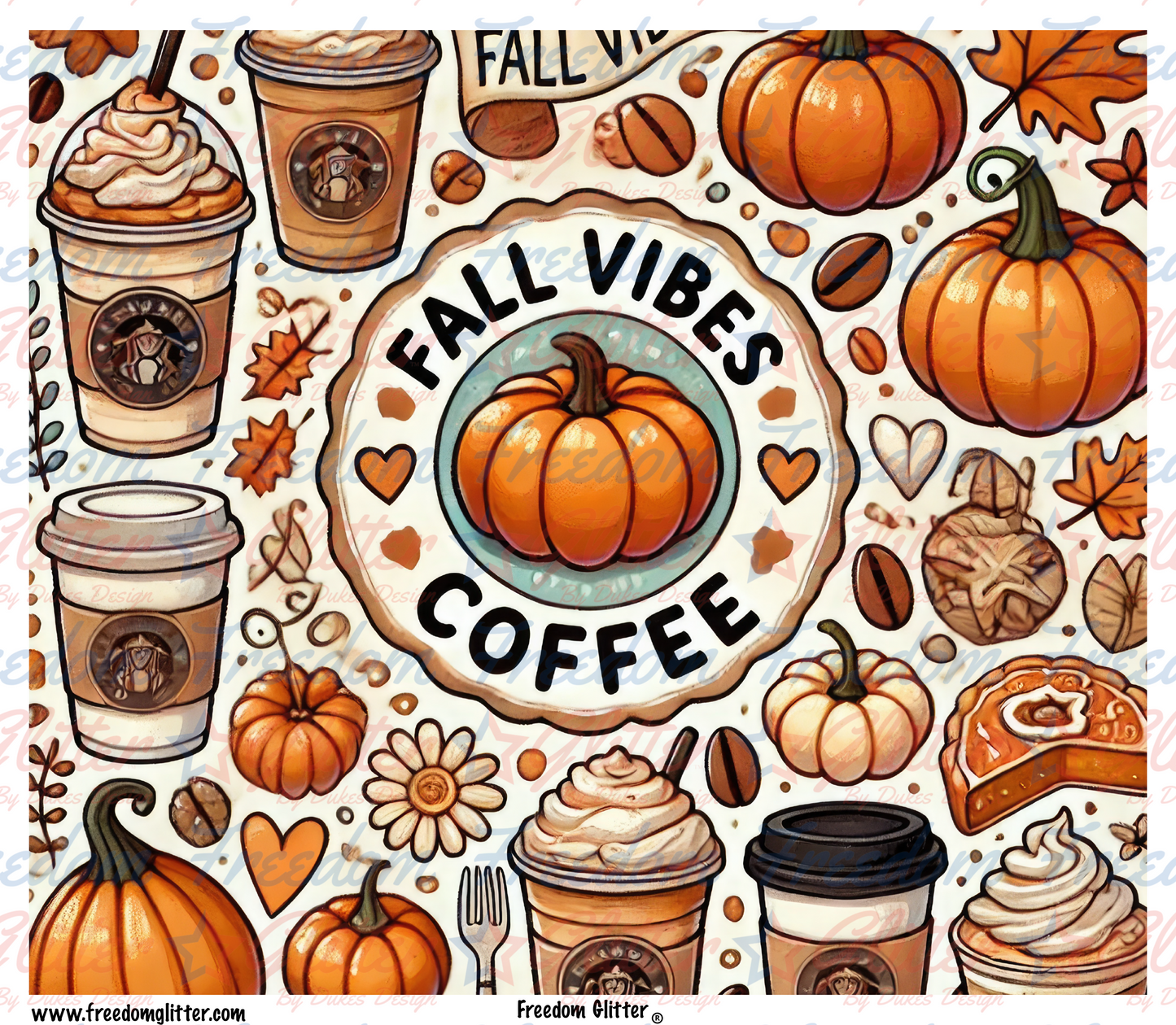 Fall Coffee (Printed Vinyl)