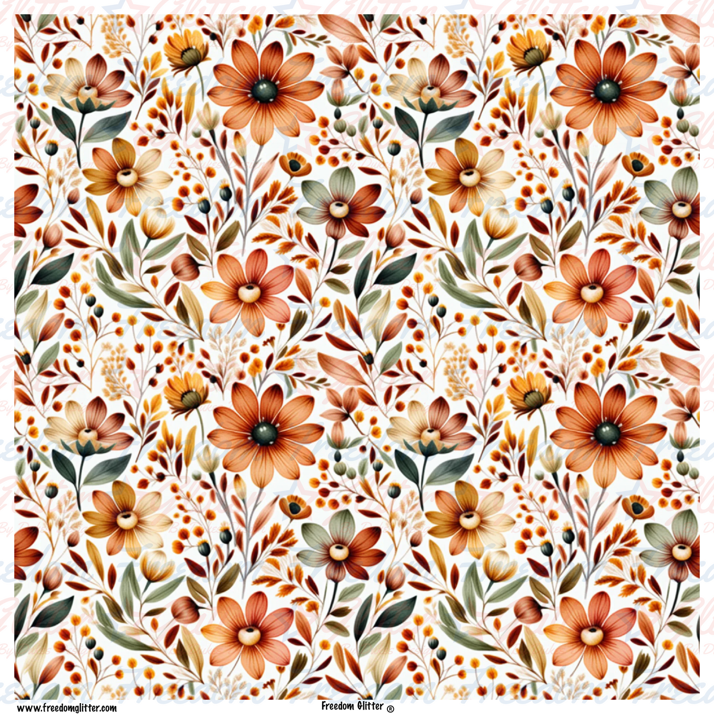 Fall Floral (Printed Vinyl)