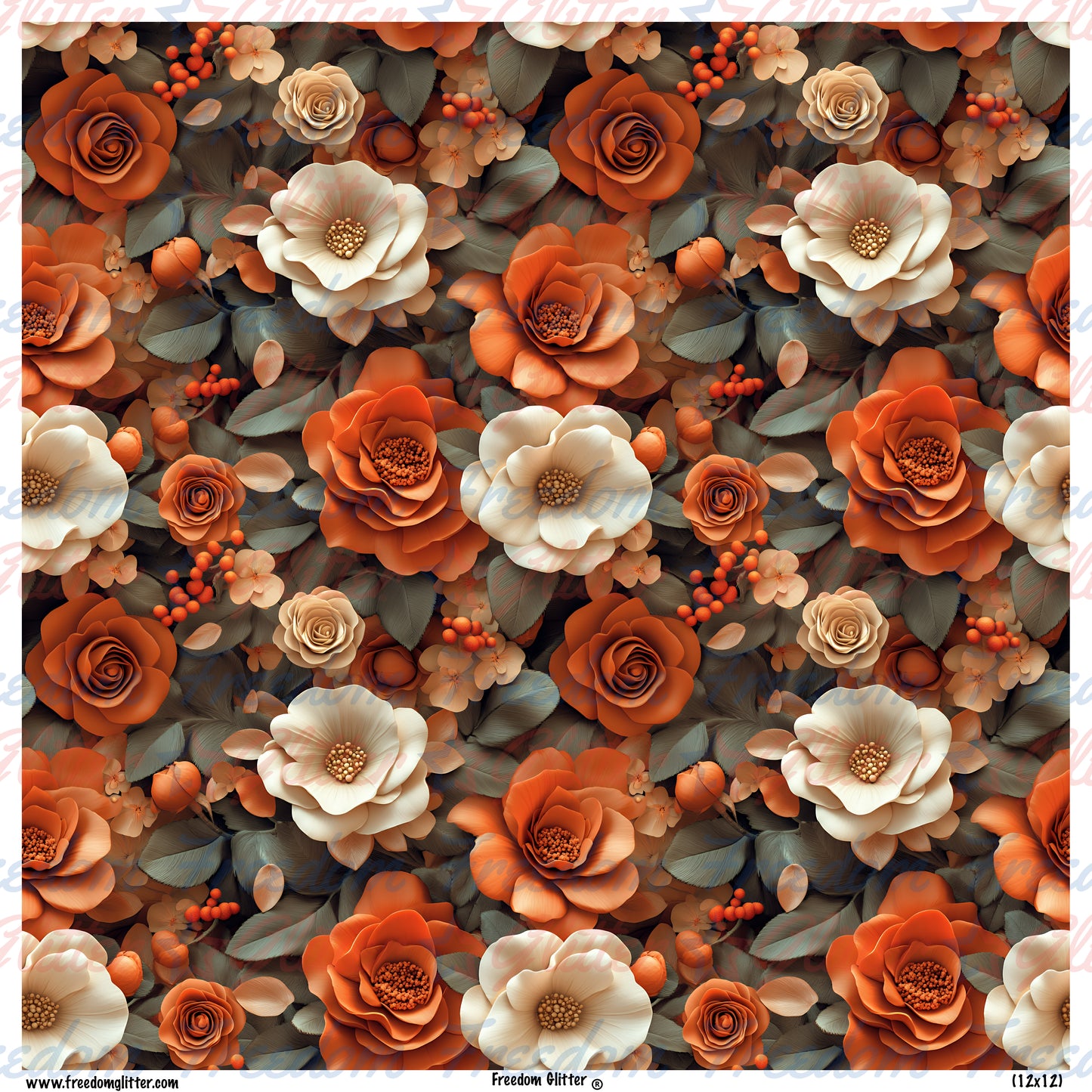 Fall Floral 1 (Printed Vinyl)