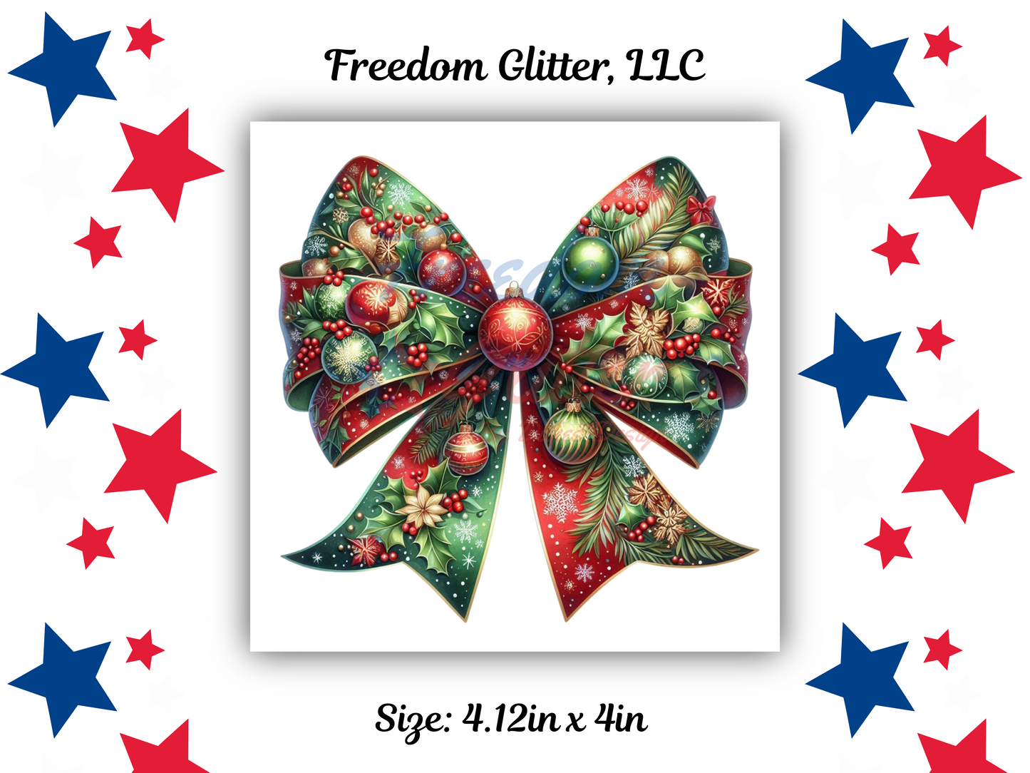 Festive Ornament Coquette Decal (UVDTF)