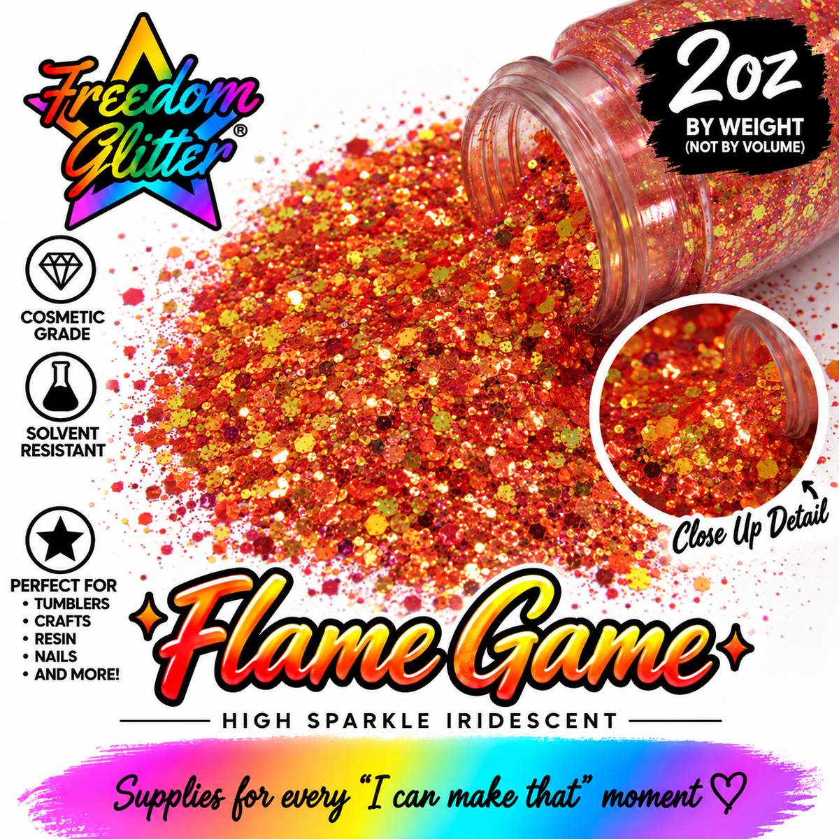 Flame Game (High Sparkle Iridescent)