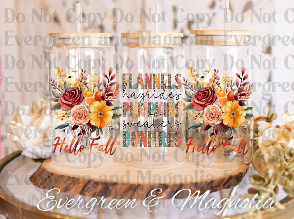 Flannels Hayrides Pumpkins Sweaters
