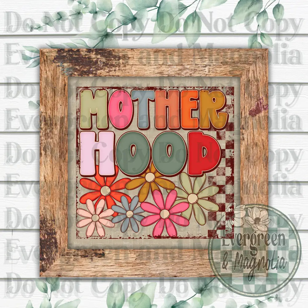 Floral neutral motherhood