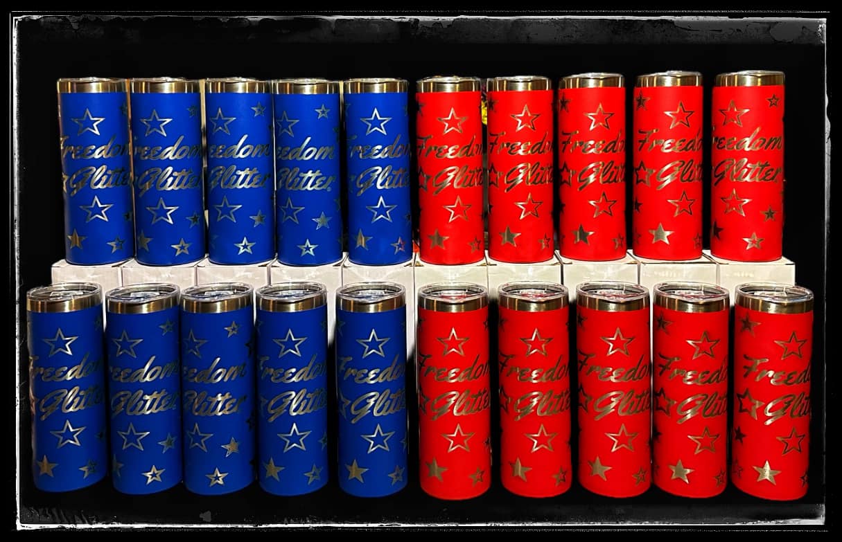 Freedom Glitter Tumblers