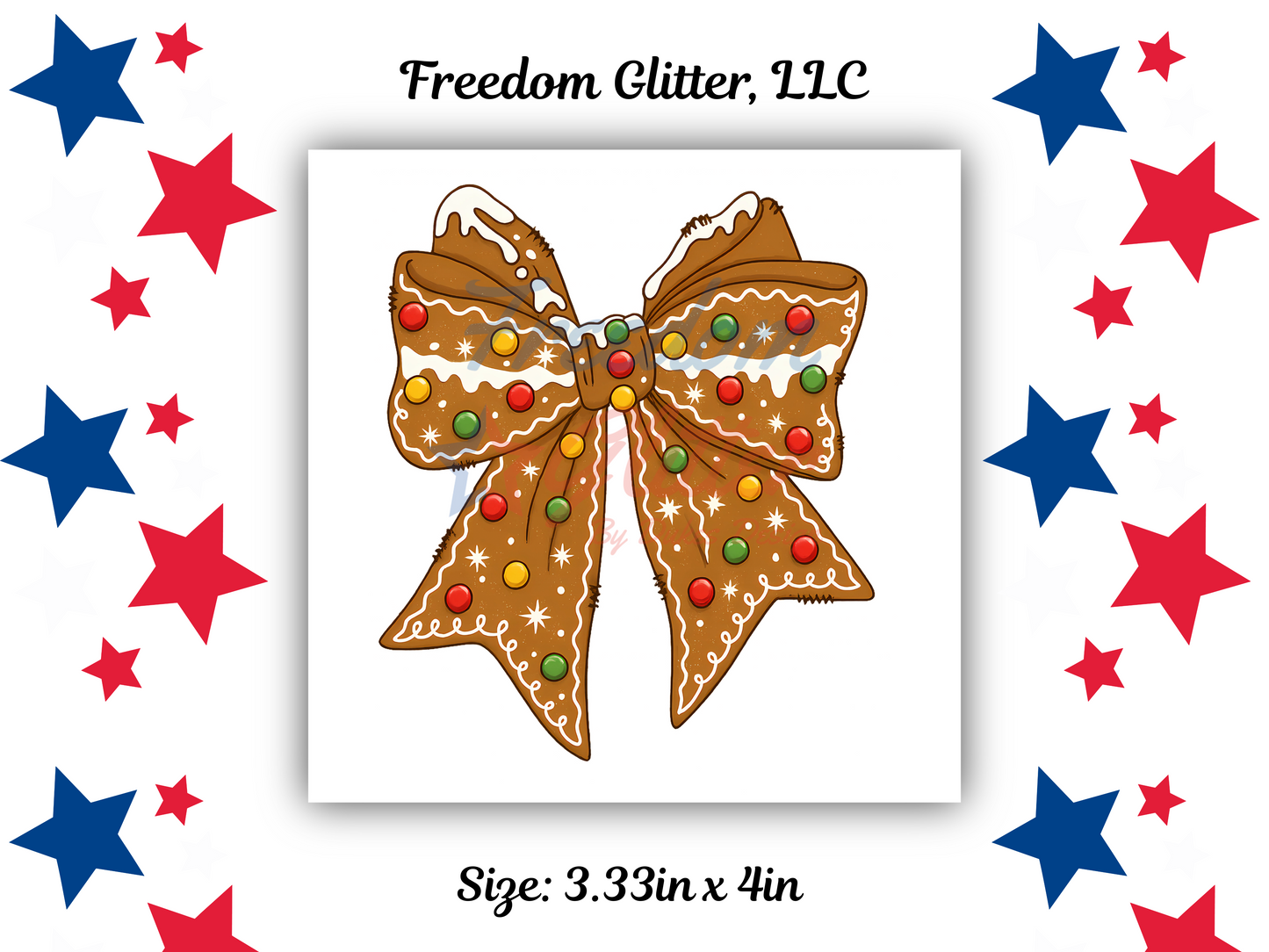 Gingerbread Coquette Decal (UVDTF)