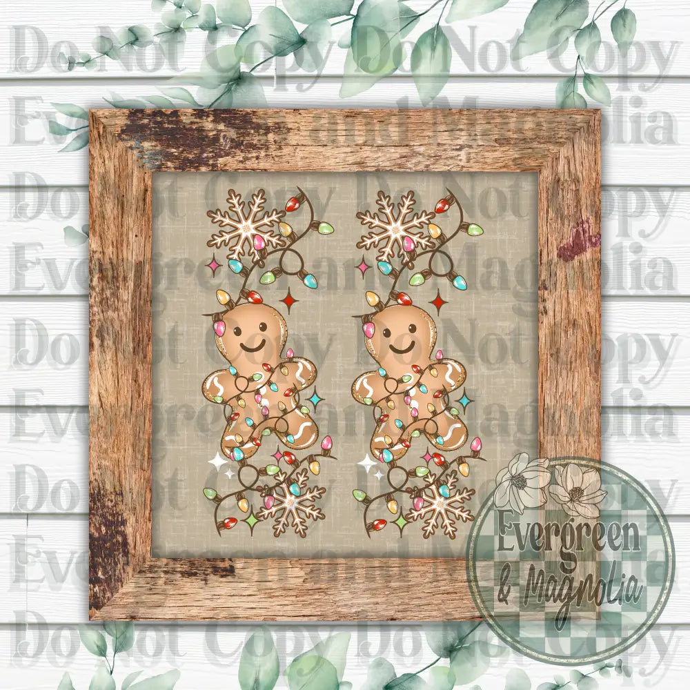 Gingerbread & Christmas Lights 1