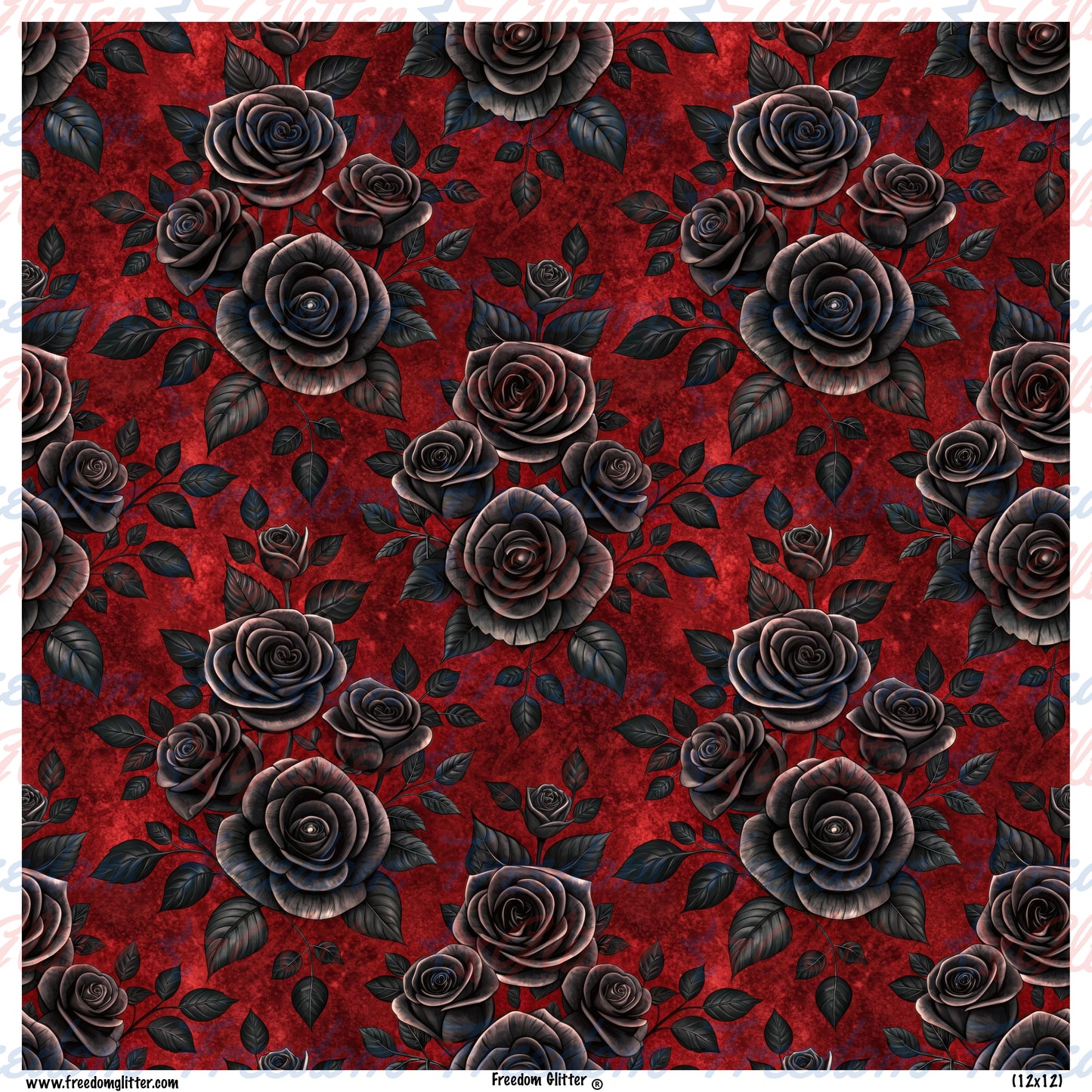 Gothic Floral 2 (Printed Vinyl)
