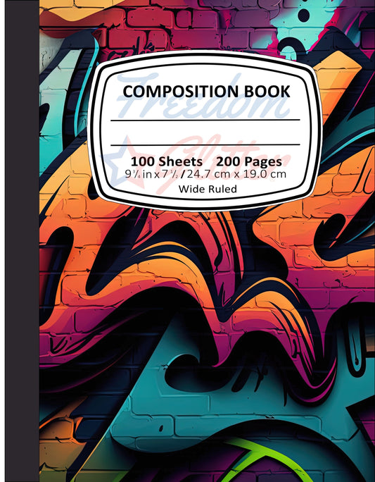 Graffiti 3 Notebook Cover