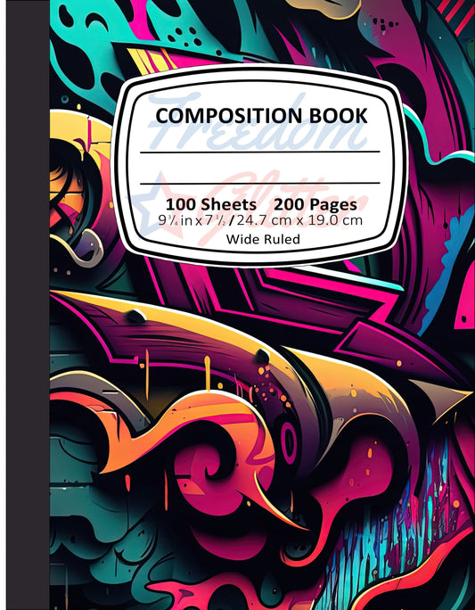 Graffiti 4 Notebook Cover