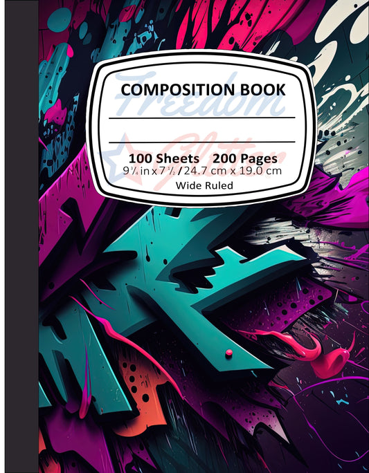 Graffiti 5 Notebook Cover