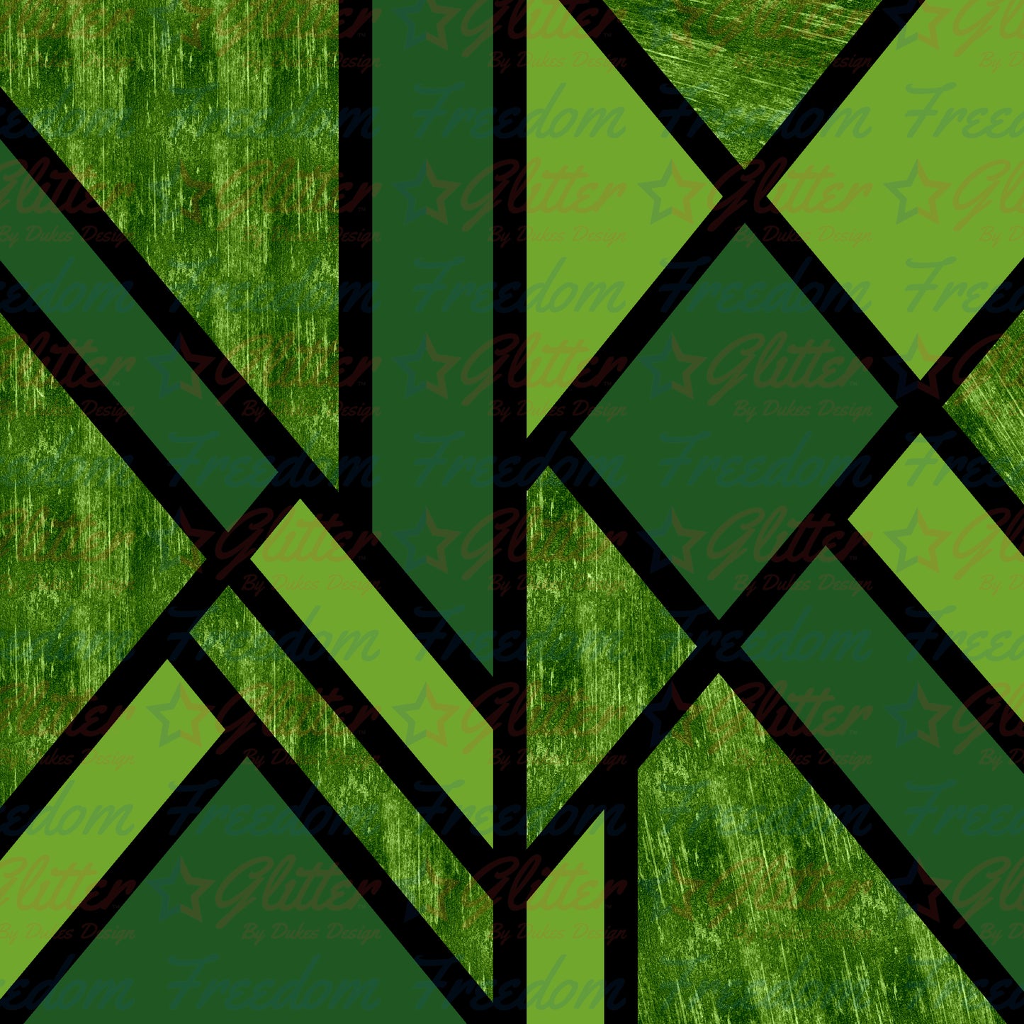 Green Abstract (Printed Vinyl)