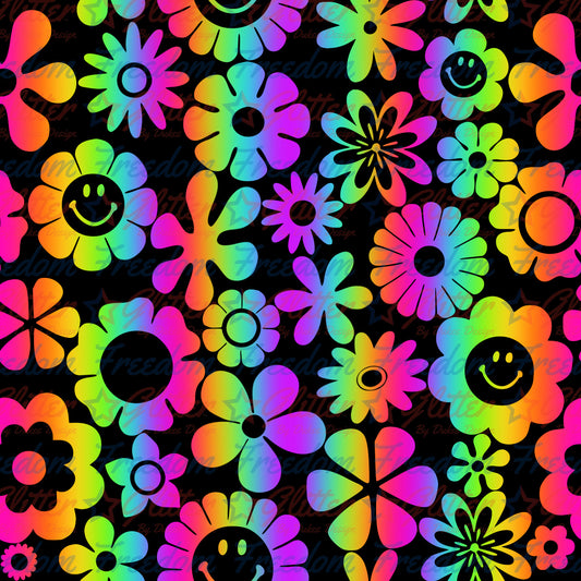 Groovy Flowers (Printed Vinyl)