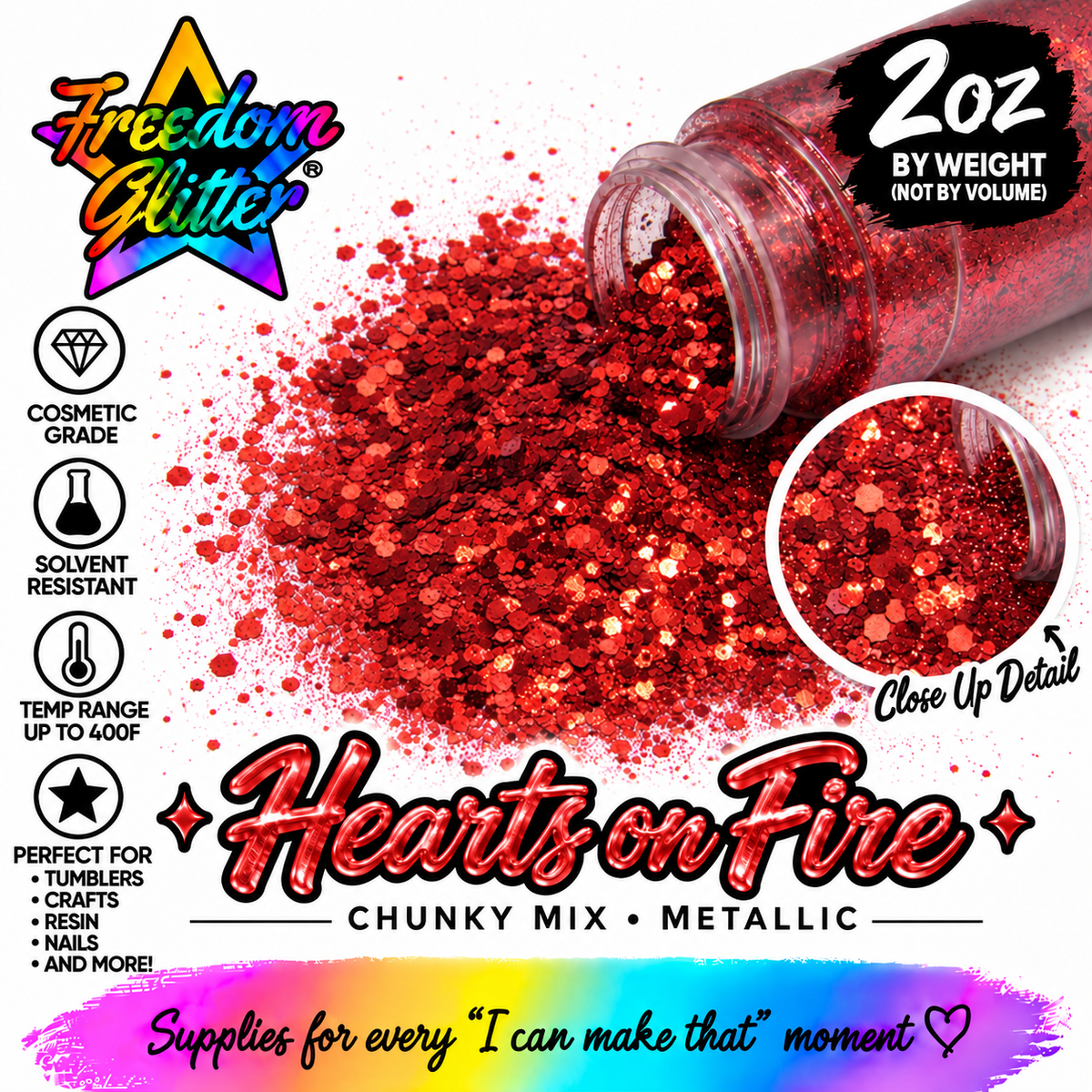 Hearts on Fire (Metallic)