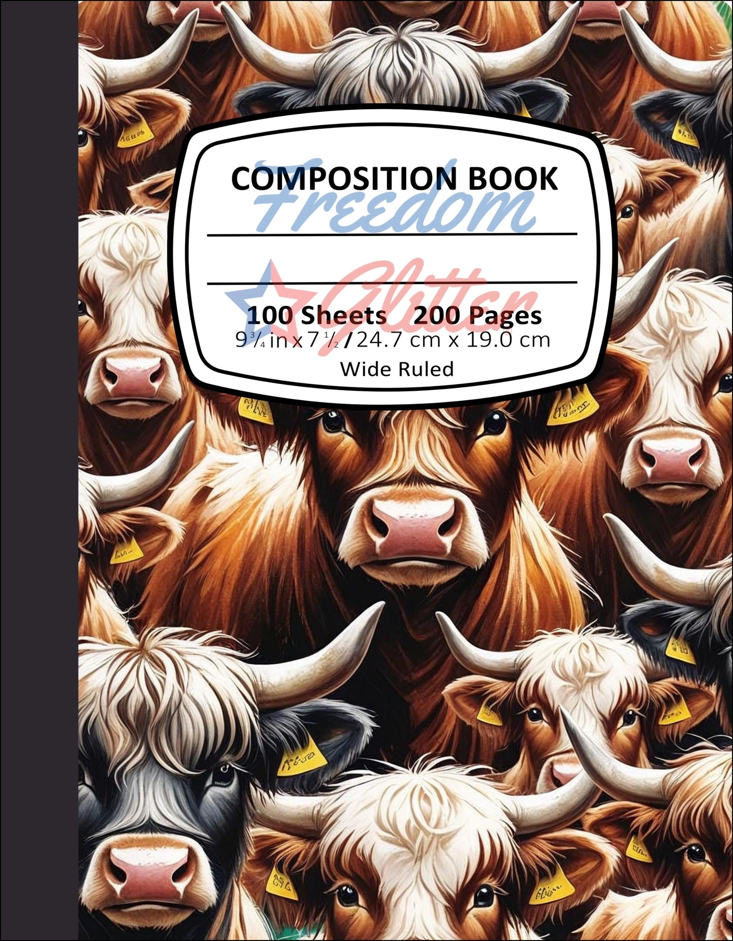 Highland Cows 1 Notebook Cover