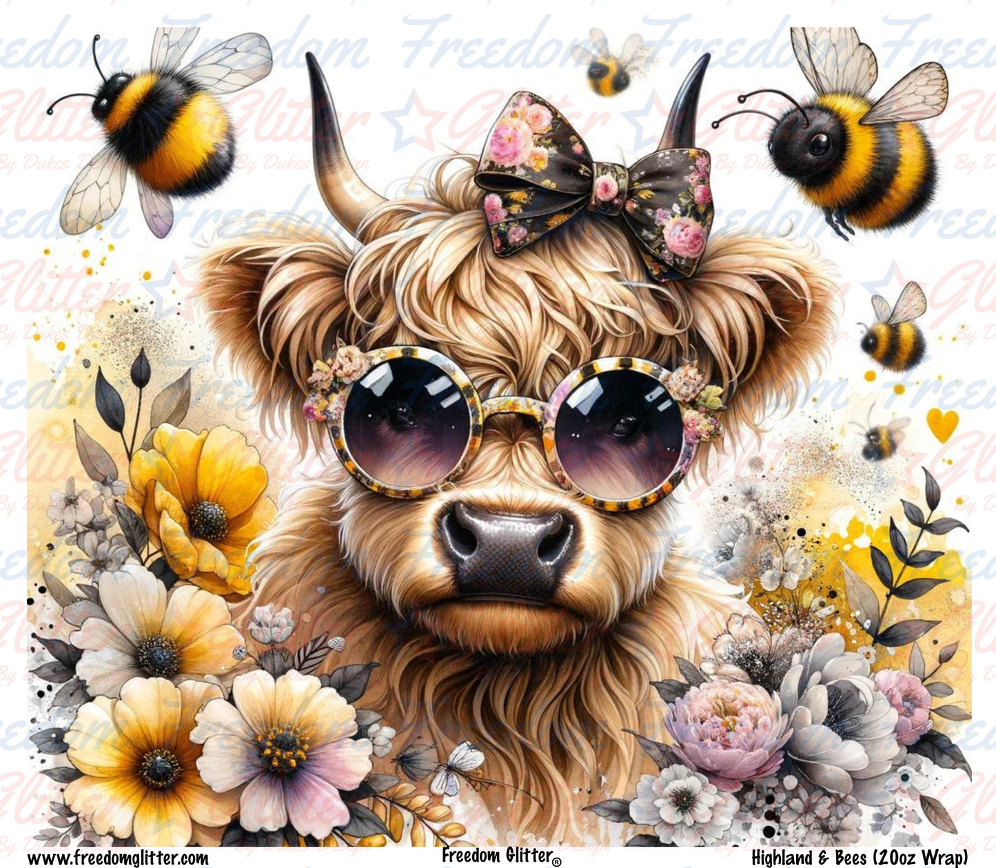 Highland & Bees (Printed Vinyl)