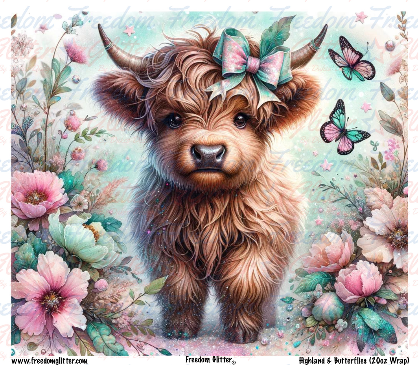 Highland & Butterflies (Printed Vinyl)