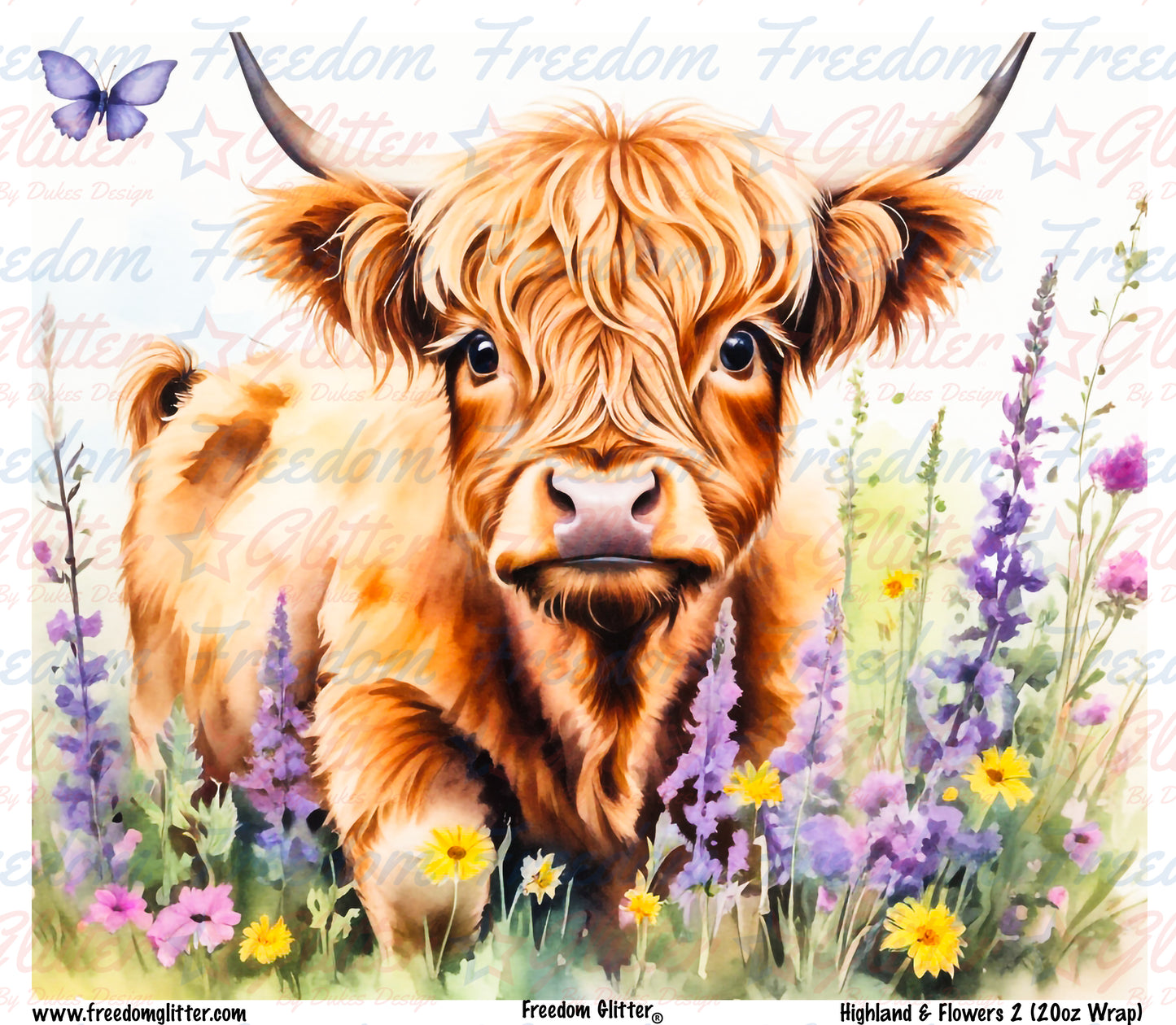 Highland & Flowers 2 (Printed Vinyl)