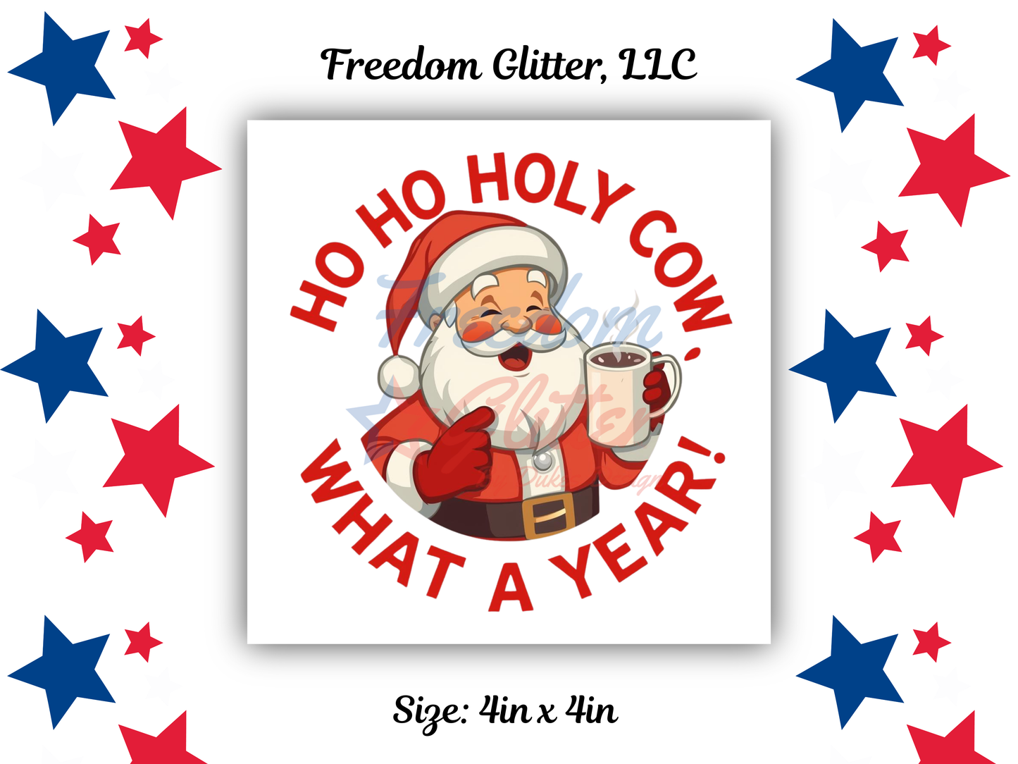 Holy Cow What a Year Decal (UVDTF)