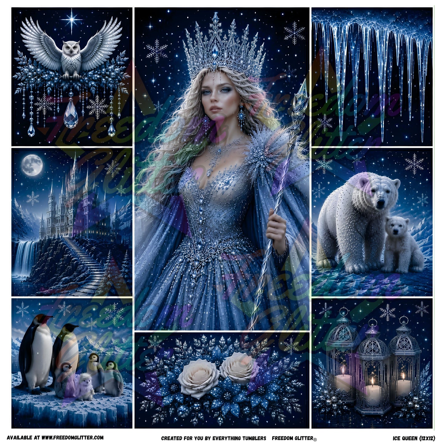 Mixed Image Sheet - Ice Queen (Printed Vinyl)