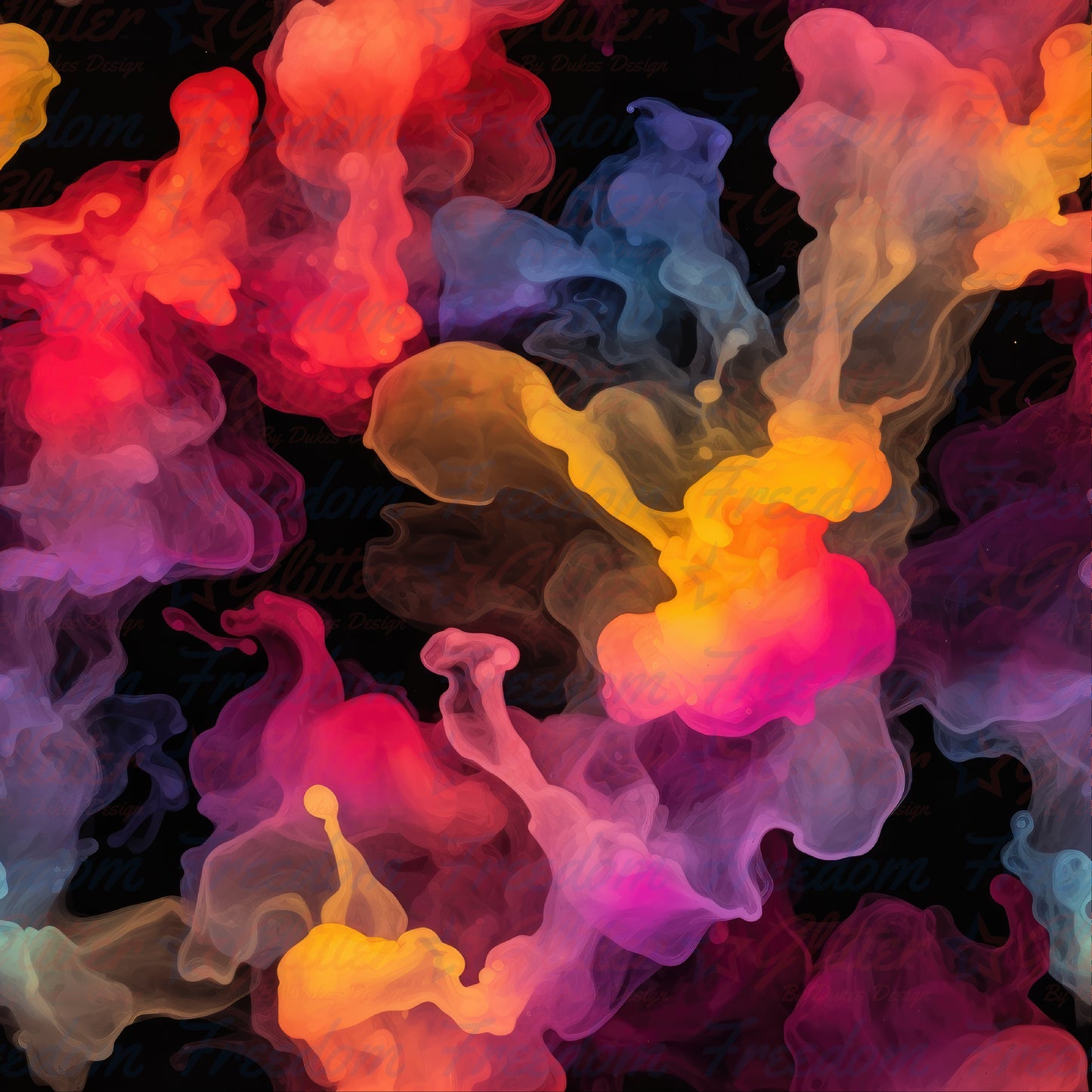 Ink Pattern 13 (Printed Vinyl)