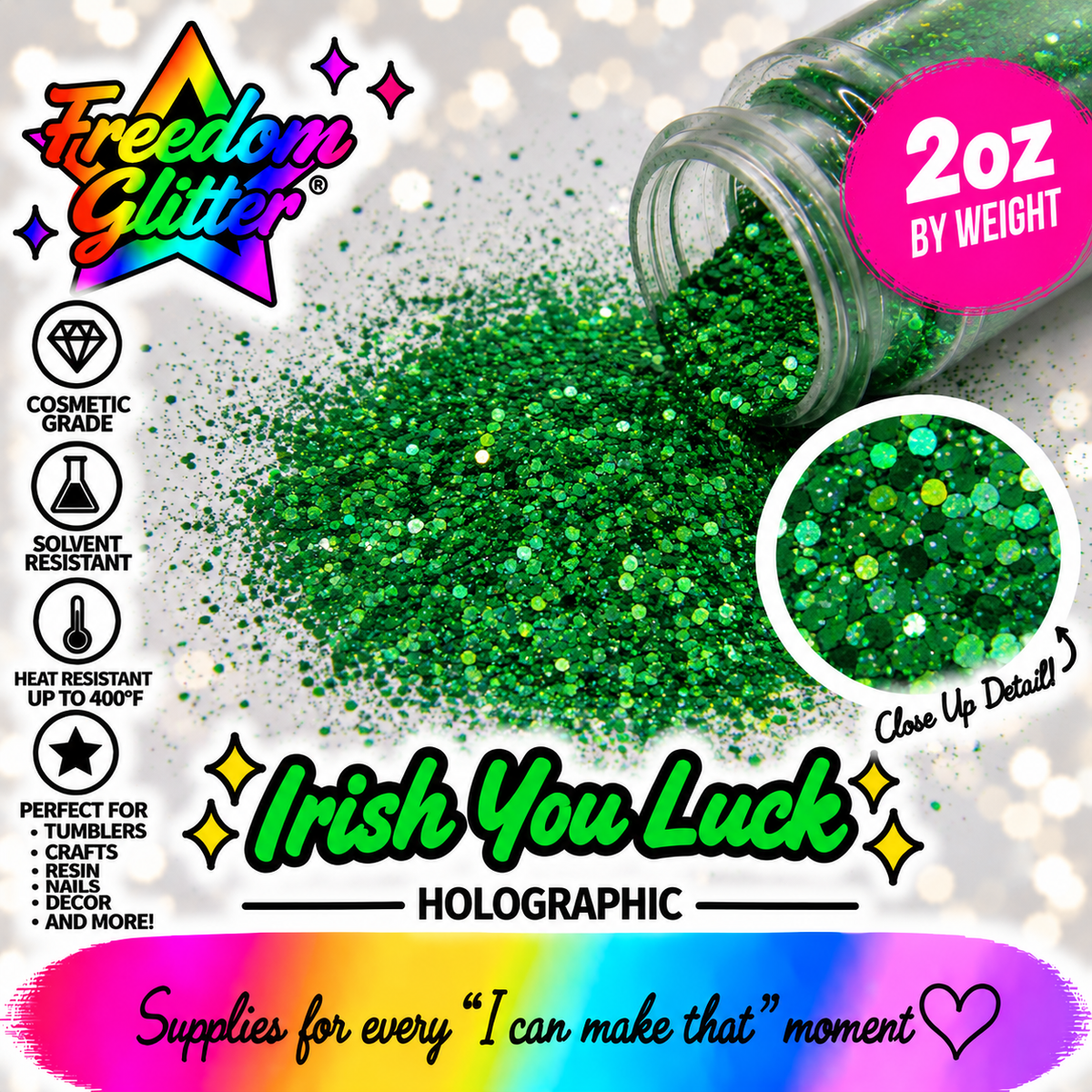 Irish U Luck (Holographic)