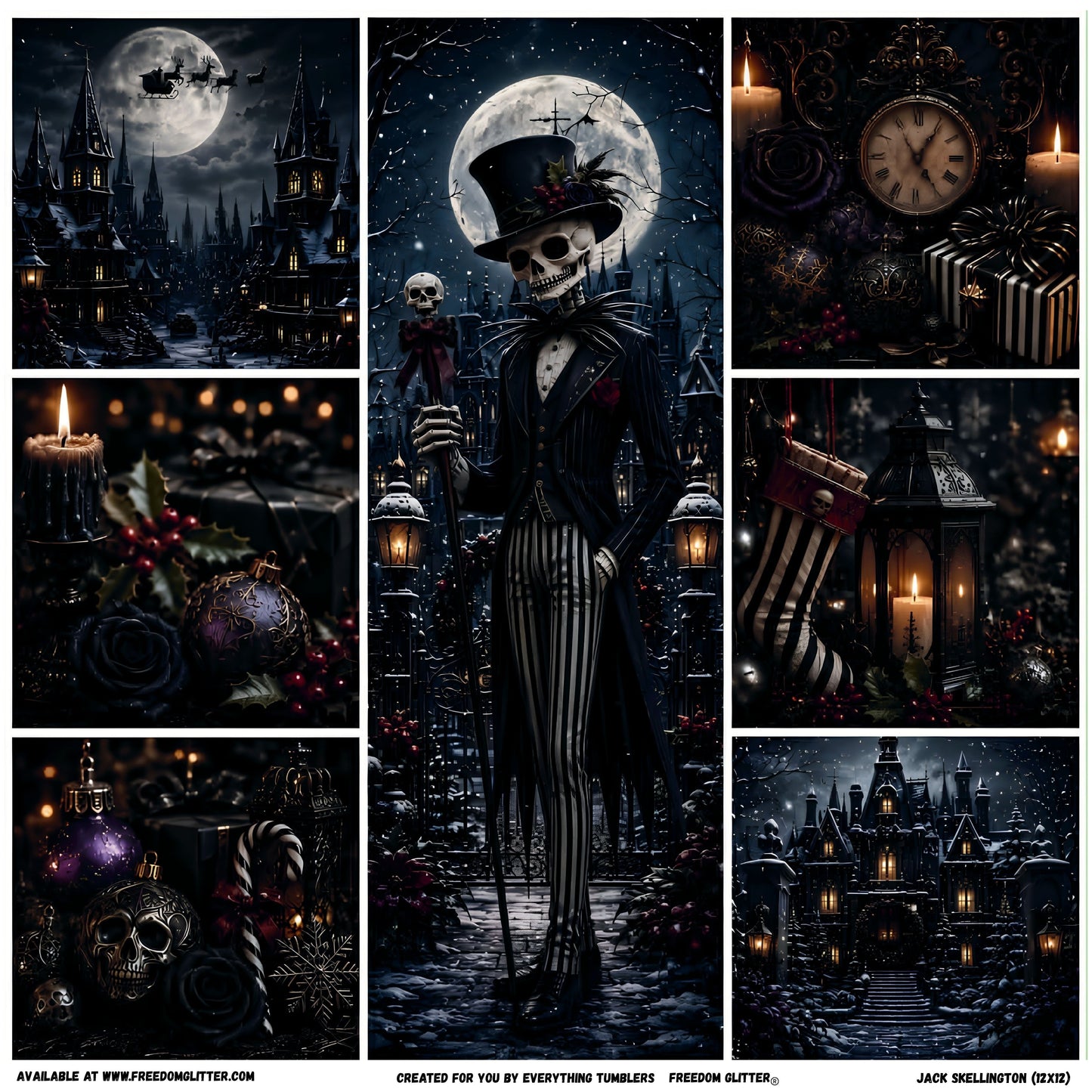 Mixed Image Sheet - Jack Skellington (Printed Vinyl)