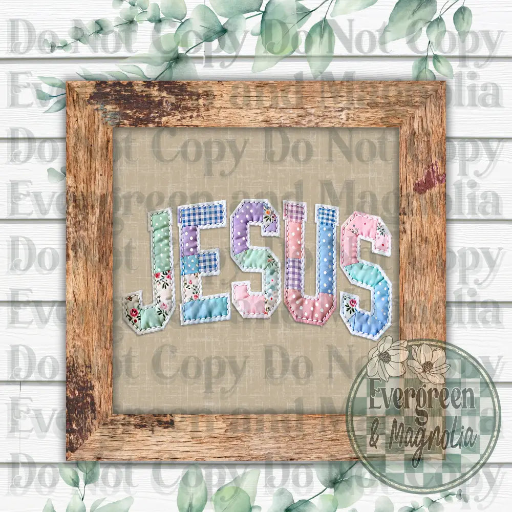 Jesus quilted