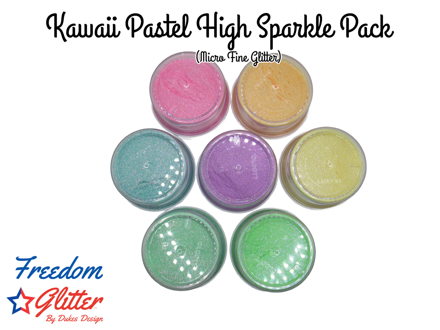 Kawaii Pastel High Sparkle Pack (Micro Fine Glitter)