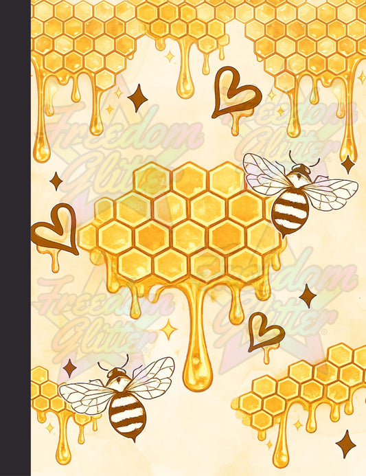 Kind Words Are Like Honey Notebook Cover