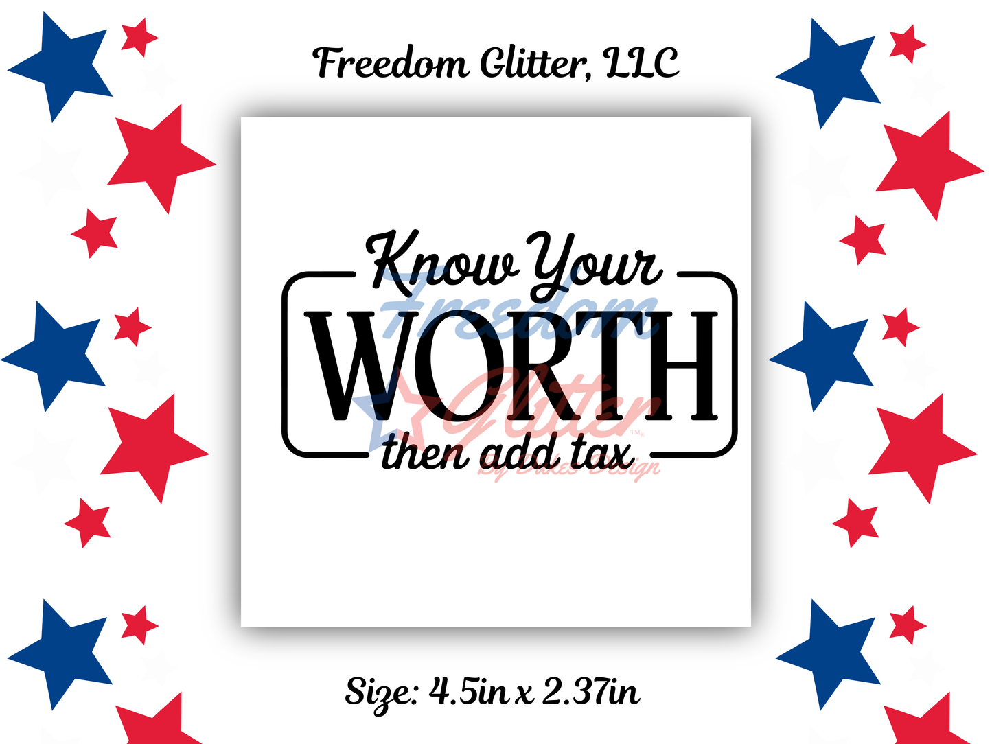 Know Your Worth (UVDTF)