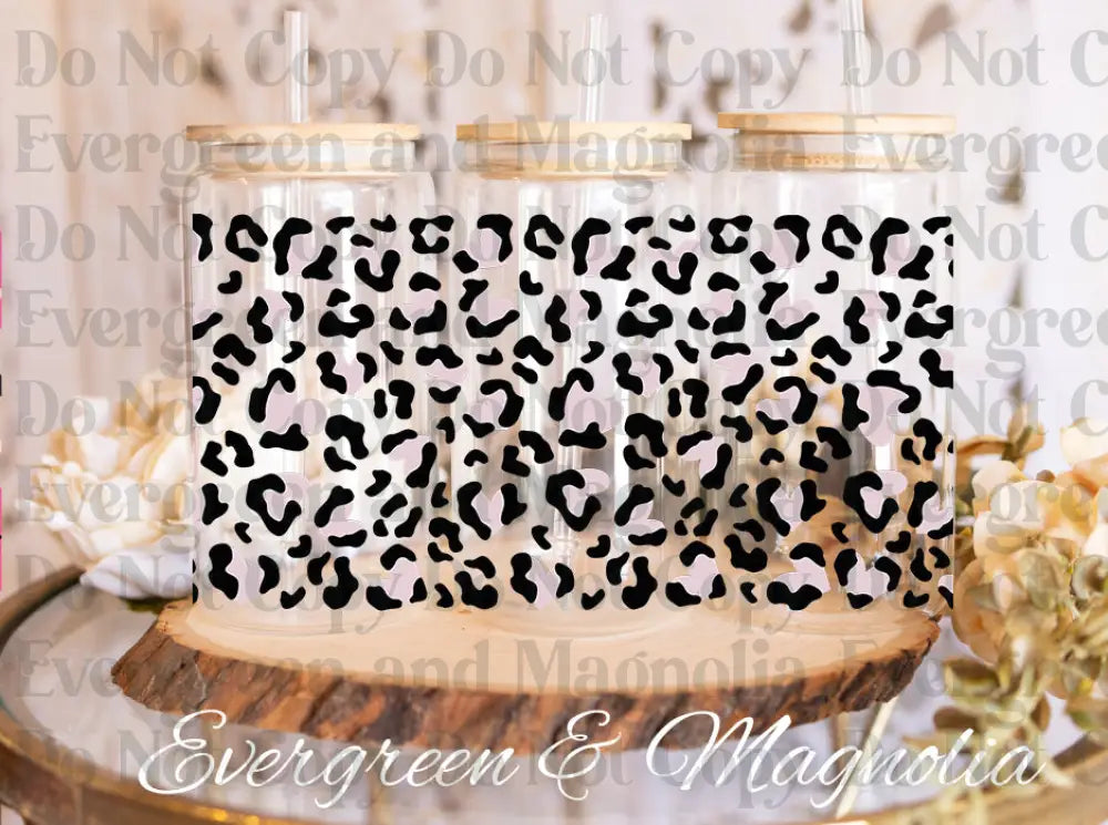 Leopard heart tan