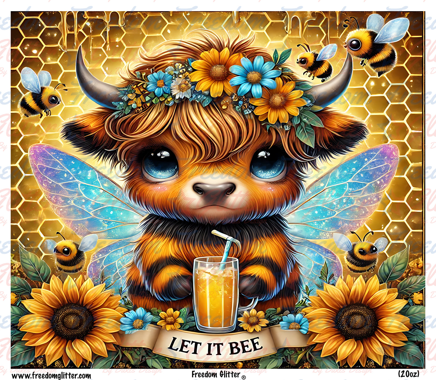 Let it Bee Highland (Printed Vinyl)